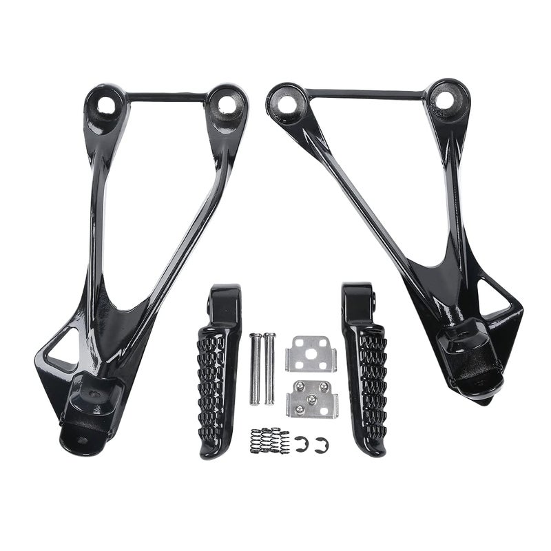 TCMI دعامة أوتاد قدم الركاب الخلفي من كاواساكي متوافقة مع كاواساكي نينجا ZX6R 2005-2008، ZX636 2005-2006 (أسود) - Image 2